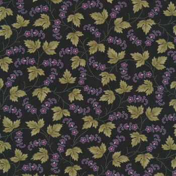 Iris & Ivy 2252-15 Ebony by Jan Patek for Moda Fabrics