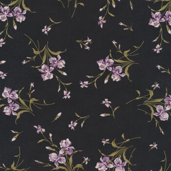 Iris & Ivy 2253-15 Ebony by Jan Patek for Moda Fabrics