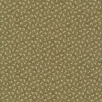 Iris & Ivy 2255-17 Olive by Jan Patek for Moda Fabrics REM
