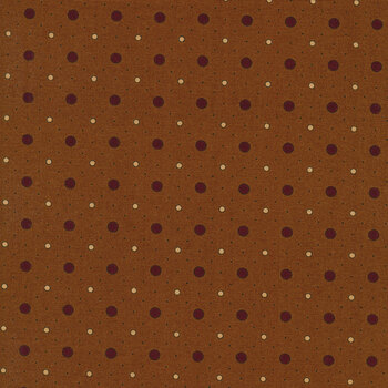 Henry Glass Scraps of Kindness Chocolate Dotted Diamonds Fabric