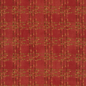 Let It Snow 2879F-88 Red by Janet Rae Nesbitt from Henry Glass Fabrics