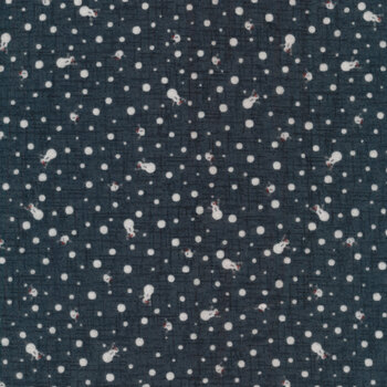 Let It Snow 2881F-77 Dk Blue by Janet Rae Nesbitt from Henry Glass Fabrics