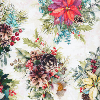 Snow Play U5009-22 Ivory by Hoffman Fabrics