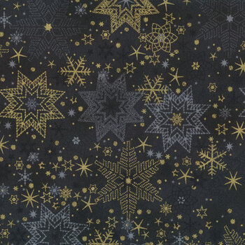 Stof Christmas - Star Sprinkle 4599-915 by Stof Fabrics