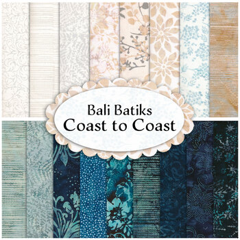 Bali Batiks Coast to Coast  17 FQ Set by Hoffman Fabrics