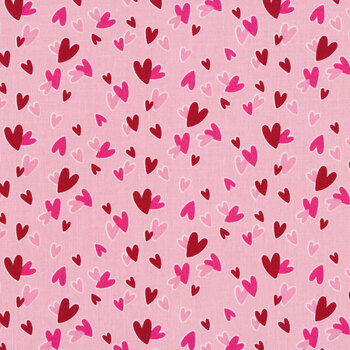 Gnomes in Love C11312 Pink by Tara Reed for Riley Blake Designs