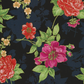 Opulent Floral DM10575-REDX-D by Michael Miller Fabrics