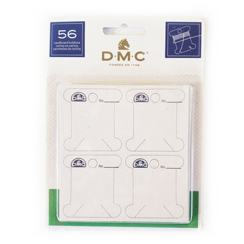 DMC 28/Pkg - Plastic Floss Bobbins