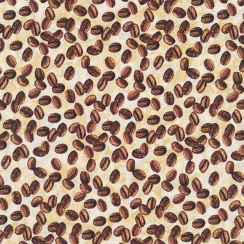 Coffee Always 56074-229 Cream by Lola Ellswood for Wilmington Prints