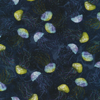 Paradise Bay 40756-476 Navy by Wilmington Prints