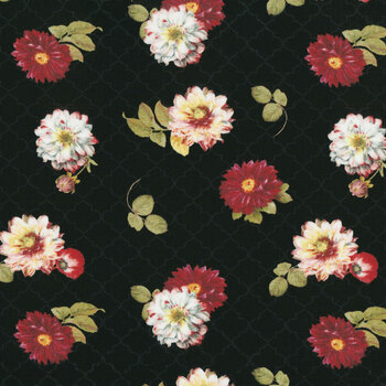 Rosewood Lane 86510-931 Black by Lisa Audit for Wilmington Prints