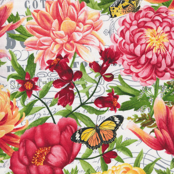 Morning Blossom 24917-10 by Michel Design Works for Northcott Fabrics