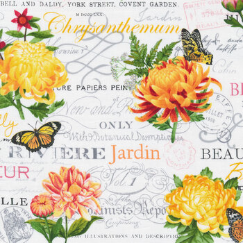 Morning Blossom 24919-10 by Michel Design Works for Northcott Fabrics