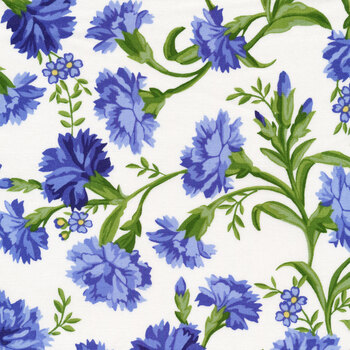 Jubilee 21102-4 Blue by Debbie Beaves for Robert Kaufman Fabrics