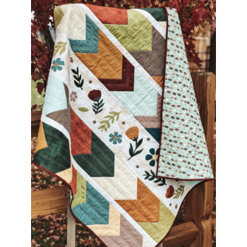 Blossoming Chevron Pattern