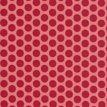 Anna 8831-R1 Raspberry Spots by Edyta Sitar for Andover Fabrics REM
