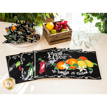  Placemats Kit - Fresh From the Grove - Makes 4