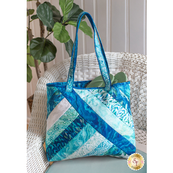  Quilt As You Go Alexandra Tote Kit - Turtle Bay