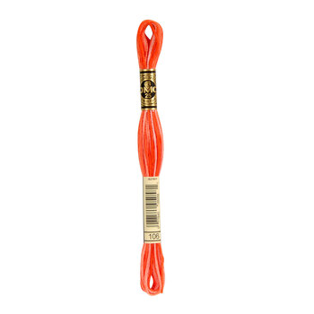DMC 106 Variegated Coral - 6 Strand Embroidery Floss