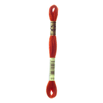 DMC 919 Red Copper - 6 Strand Embroidery Floss