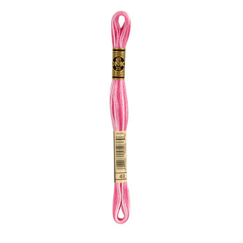 DMC 48 Variegated Bright Pink - 6 Strand Embroidery Floss