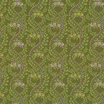 Gentle Spirit R250233D-GREEN by Gennifer March for Marcus Fabrics