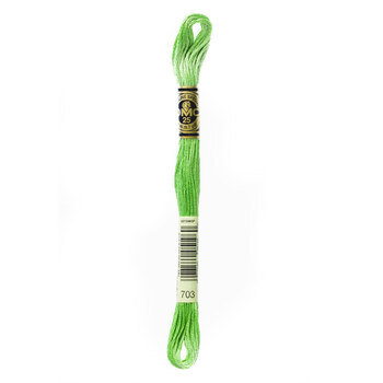 DMC 703 Chartreuse - 6 Strand Embroidery Floss