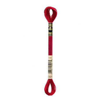 DMC E321 Red Ruby - Light Effects Embroidery Floss