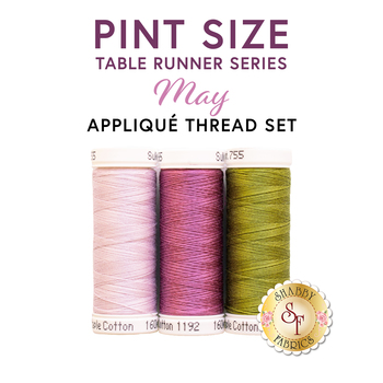  Pint Size Table Runner Series Kit - May - 3pc Thread Set