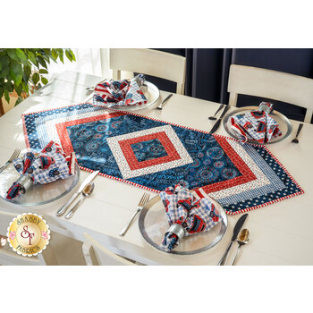 Quilt As You Go Casablanca Placemats Kit - Old Time Christmas - Makes 6