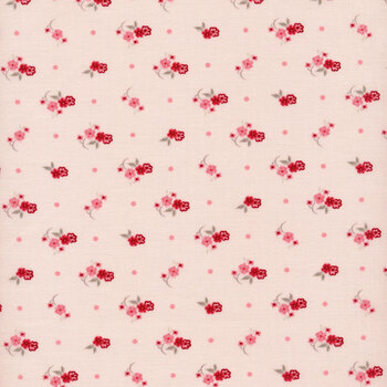 The Flower Farm 3012-17 Blush by Bunny Hill Designs for Moda Fabrics