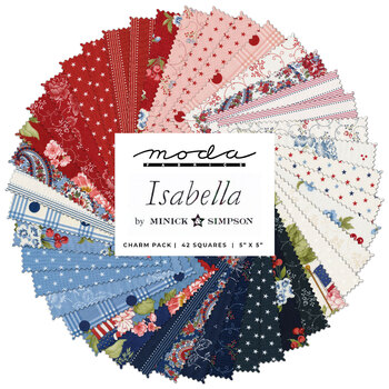 Isabella  Charm Pack by Minick & Simpson for Moda Fabrics