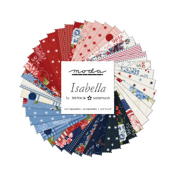 Isabella  Mini Charm Pack by Minick & Simpson for Moda Fabrics