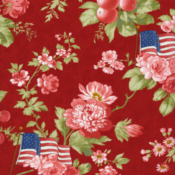 Isabella 14940-13 Red by Minick & Simpson for Moda Fabrics