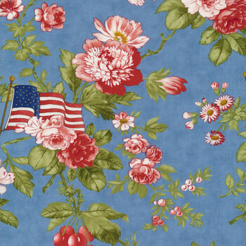 Isabella 14940-14 Sky Blue by Minick & Simpson for Moda Fabrics