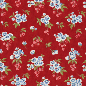 Isabella 14941-13 Red by Minick & Simpson for Moda Fabrics