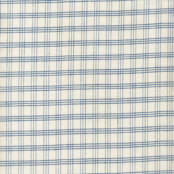 Isabella Woven 14949-26 Cream Medium Blue by Minick & Simpson for Moda Fabrics REM