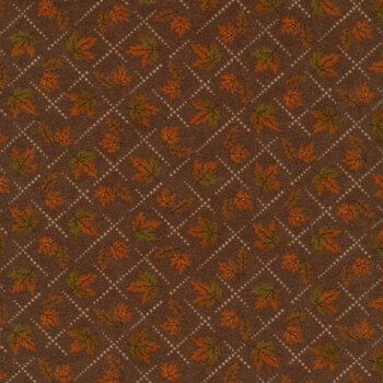 Fall Melody Flannels 6903-14F Brown by Holly Taylor for Moda Fabrics