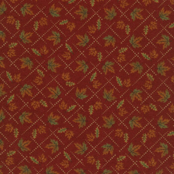 Fall Melody Flannels 6903-16F Crimson by Holly Taylor for Moda Fabrics