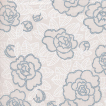 Silverstone 21431-90 Pearl by Wishwell for Robert Kaufman Fabrics