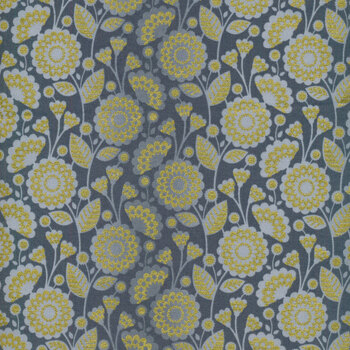 Silverstone 21433-183 Pewter by Wishwell for Robert Kaufman Fabrics