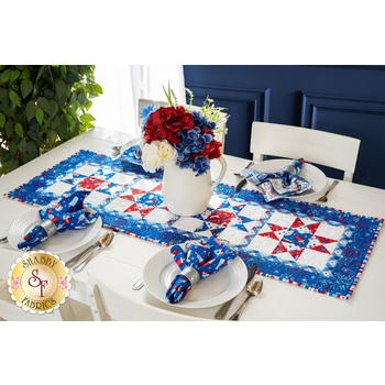  Patchwork Star Wall Hanging or Table Runner - Great American Summer