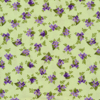 Elizabeth Flannel 19899-49 Olive by Debbie Beaves for Robert Kaufman Fabrics