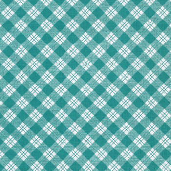 Bee Plaids C12020-TEAL by Lori Holt for Riley Blake Designs