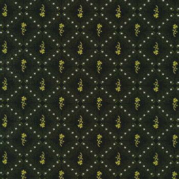 Lucky Charms A-412-K Black Clover Plaid Stripe by Andover Fabrics