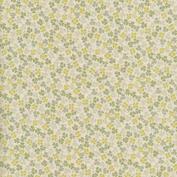 Lucky Charms A-414-L White Clover Field by Andover Fabrics