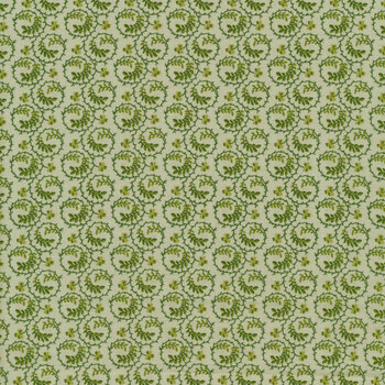 Lucky Charms A-415-G Green Shamrock Swirl by Andover Fabrics