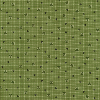 Lucky Charms A-416-G Green Clover Shirting by Andover Fabrics