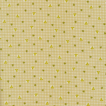 Lucky Charms A-416-L White Clover Shirting by Andover Fabrics