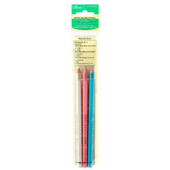 Clover Water Soluble Pencil - 3pk